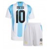 Argentinien Lionel Messi #10 Heimtrikot Copa America 2024 Kurzarm (+ kurze hosen)